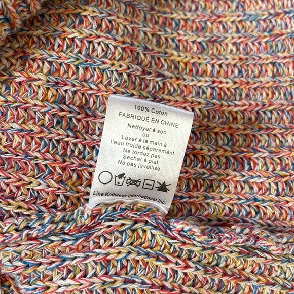 Anthropologie John+Jenn Top Sleeveless Knit Multicolor 100% Cotton - Picture 8 of 8